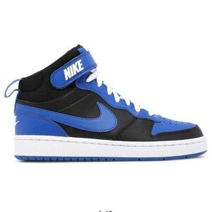 Nike Court Borough Mid 2 GS Black Game Royal